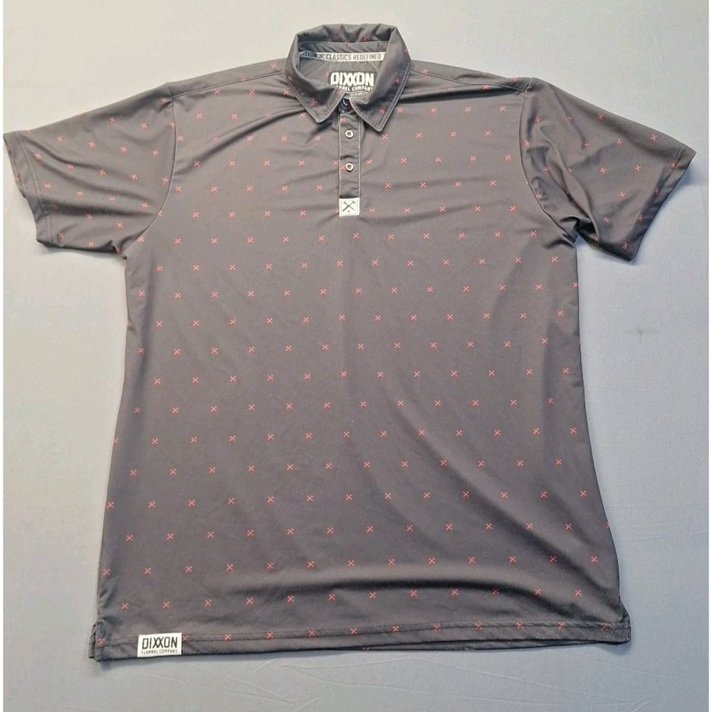 Dixxon Flannel Company Form and Function All Over Print Mens Large D-Sport Polo - Picture 2 of 12